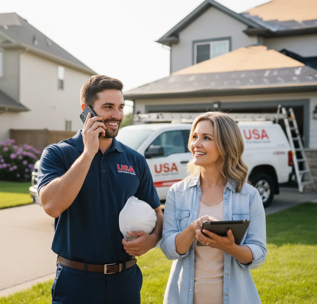 USA Roof Repair Experts customer support in Hartford